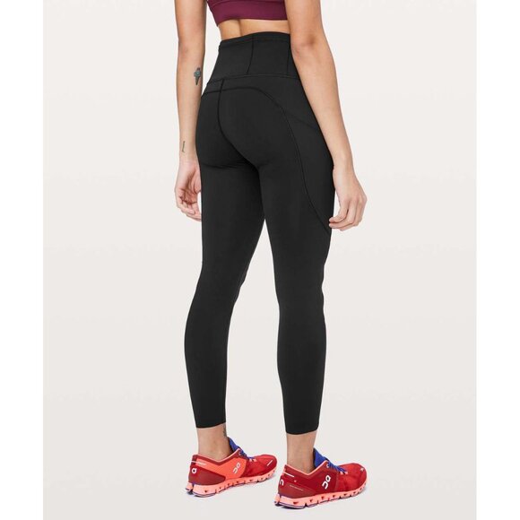 lululemon athletica Pants - Lululemon Fast & Free 7/8 Tight II *Non-Reflective Nulux 25" Black | 4